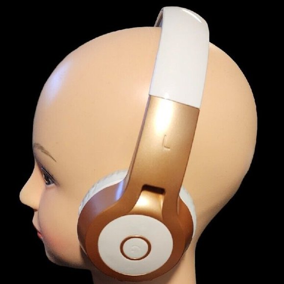 Bluetooth Wireless Headset Stereo Headphones On Ear Folding Rose Gold Vivitar - Picture 3 of 10